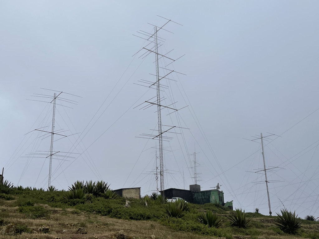 Antennas on top the Mountain 